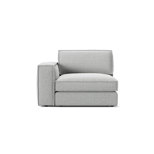 Modul Left, "Pola", 1 Seat, 118x103x88, Light Grey