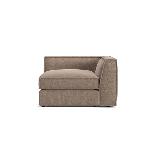 Corner Modul, "Pola", 1 Seat, 103x103x88, Light Brown