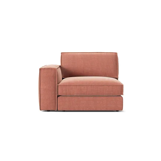 Modul Left, "Pola", 1 Seat, 118x103x88, Red
