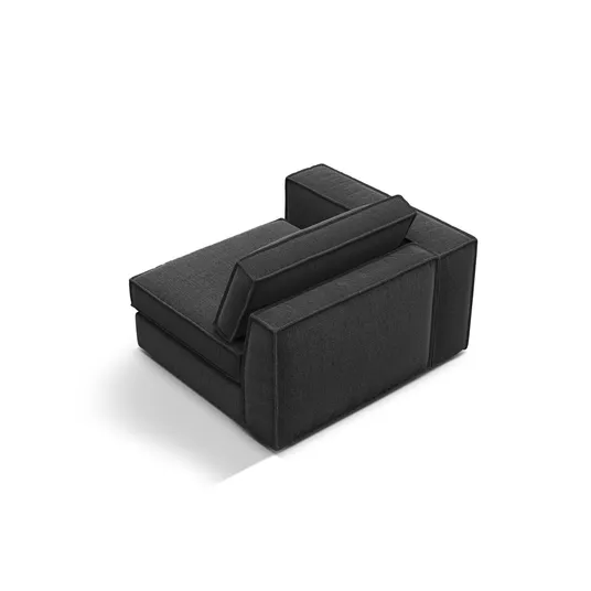 Modul Left, "Pola", 1 Seat, 118x103x88, Black