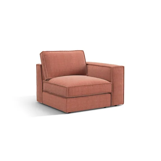 Modul Right, "Pola", 1 Seat, 103x103x88, Red