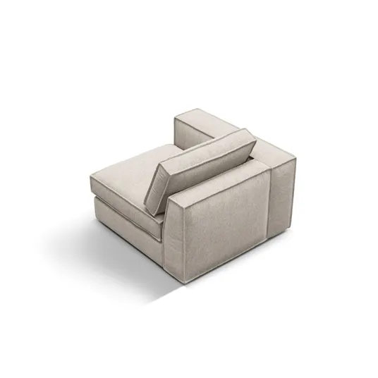 Modul Left, "Pola", 1 Seat, 103x103x88, Sand