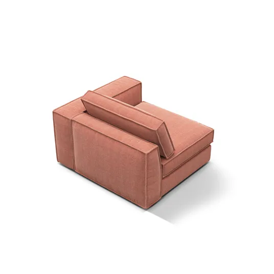 Modul Right, "Pola", 1 Seat, 118x103x88, Red