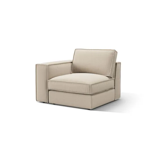 Modul Left, "Pola", 1 Seat, 103x103x88, Beige