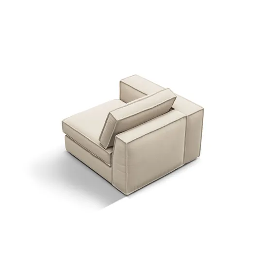 Modul Left, "Pola", 1 Seat, 103x103x88, Beige