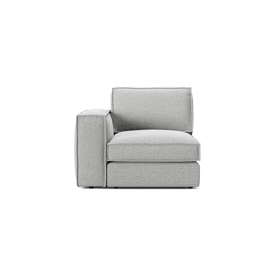 Modul Left, "Pola", 1 Seat, 103x103x88, Light Grey