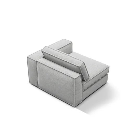 Modul Right, "Pola", 1 Seat, 118x103x88, Light Grey