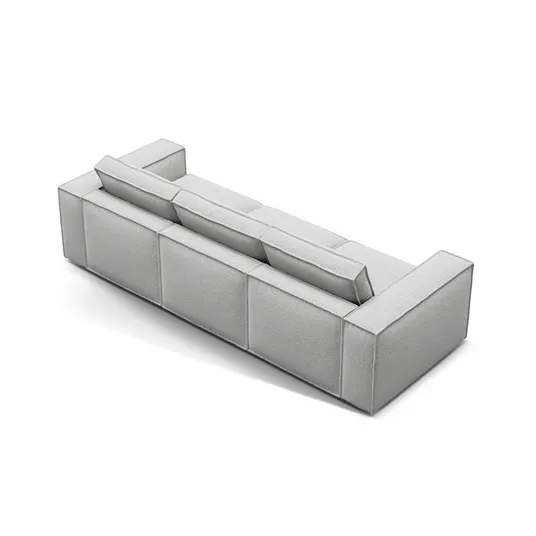 Modular Sofa, "Pola", 4 Seats, 284x103x88, Light Grey