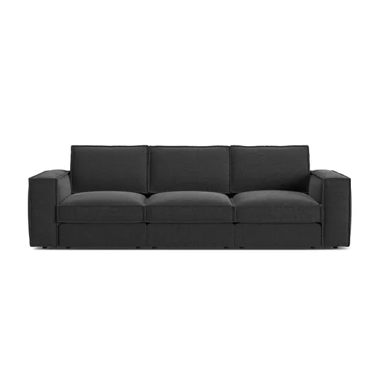 Modular Sofa, "Pola", 4 Seats, 284x103x88, Black