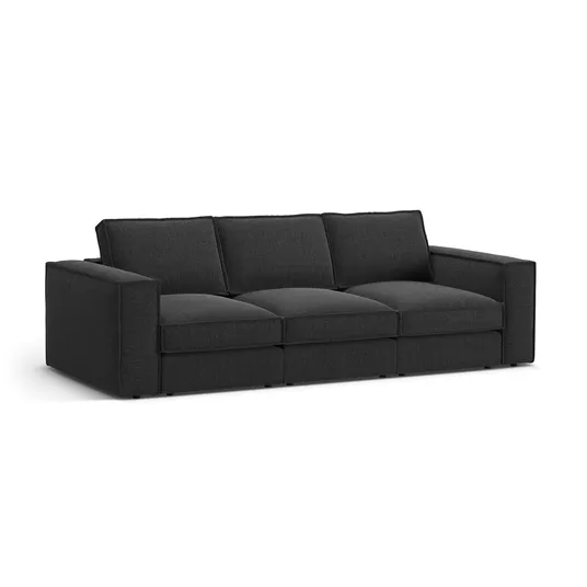 Modular Sofa, "Pola", 4 Seats, 284x103x88, Black