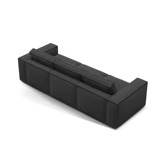 Modular Sofa, "Pola", 4 Seats, 284x103x88, Black