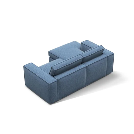Modular Left Corner Sofa, "Pola", 2 Seats, 226x158x88, Dark Blue