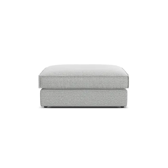 Pouf, "Pola", 1 Seat, 103x78x44, Light Grey