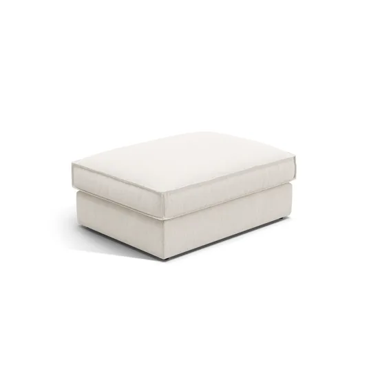 Pouf, "Pola", 1 Seat, 103x78x44, White