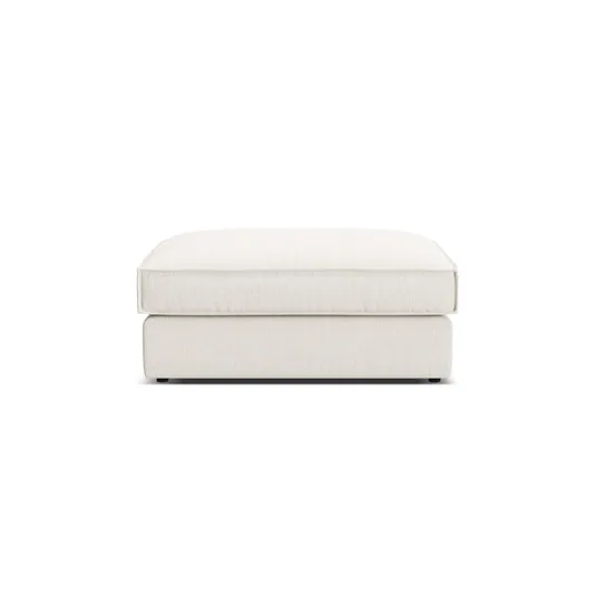 Pouf, "Pola", 1 Seat, 103x78x44, White
