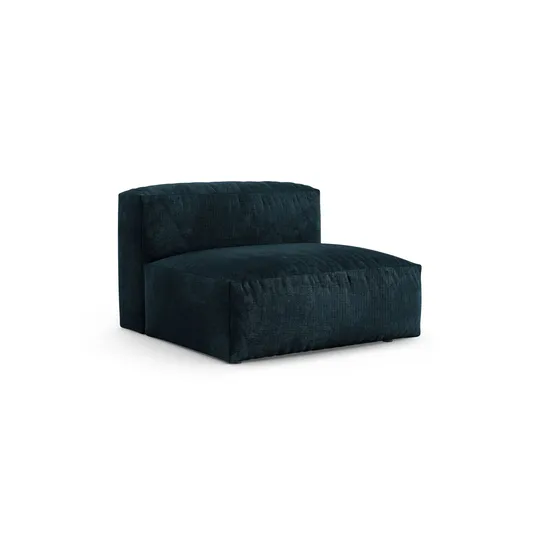 Velvet Modul Armless, "Martina", 1 Seat, 120x90x75, Deep Petrol
