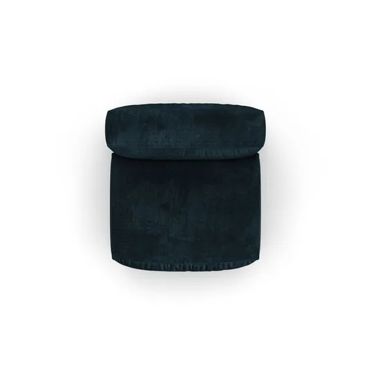 Velvet Modul Armless, "Martina", 1 Seat, 120x90x75, Deep Petrol