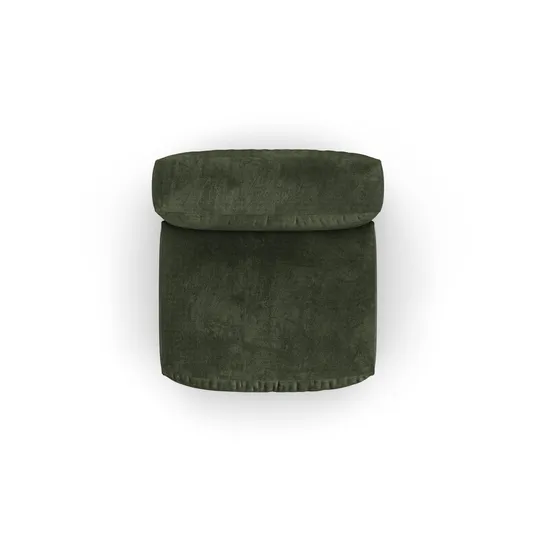 Velvet Modul Armless, "Martina", 1 Seat, 120x90x75, Green