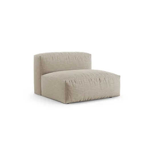 Modul Armless, "Martina", 1 Seat, 120x90x75, Light Beige