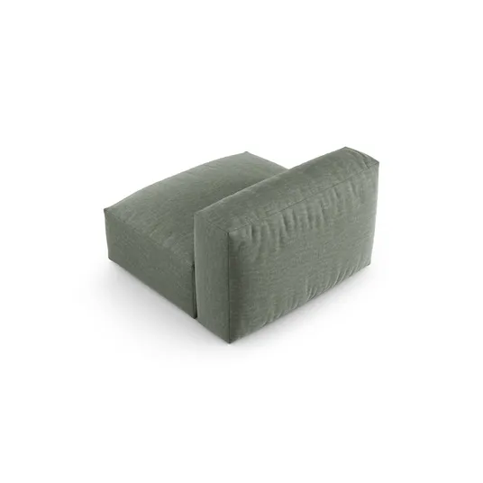 Modul Armless, "Martina", 1 Seat, 120x90x75, Moss Green