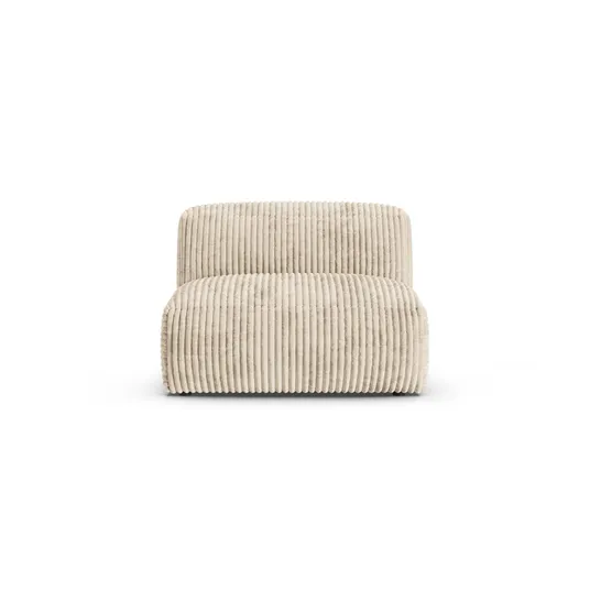 Modul Armless, "Martina", 1 Seat, 120x90x75, Light Beige