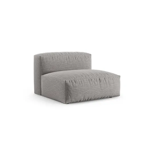 Modul Armless, "Martina", 1 Seat, 120x90x75, Light Grey