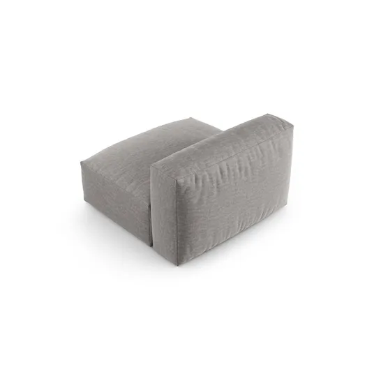 Modul Armless, "Martina", 1 Seat, 120x90x75, Light Grey