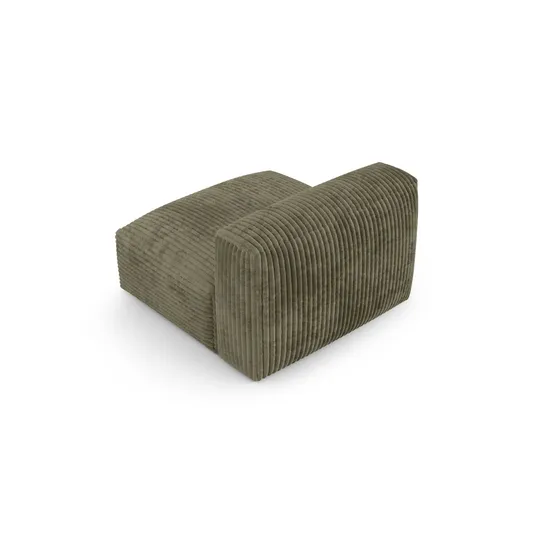 Modul Armless, "Martina", 1 Seat, 120x90x75, Moss Green
