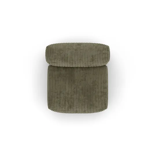 Modul Armless, "Martina", 1 Seat, 120x90x75, Moss Green