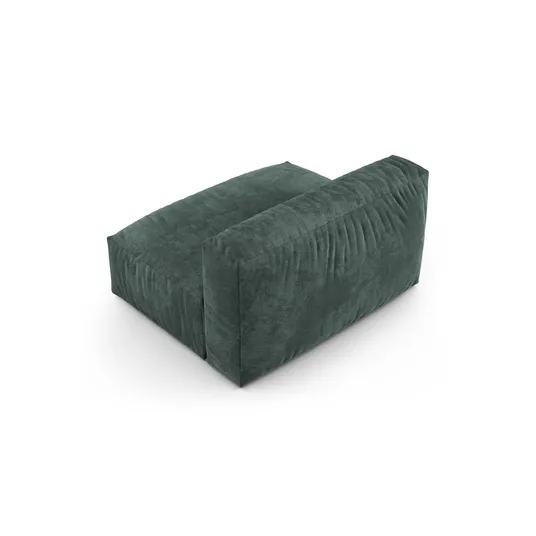 Velvet Modul Armless, "Martina", 1 Seat, 132x120x75, Petrol