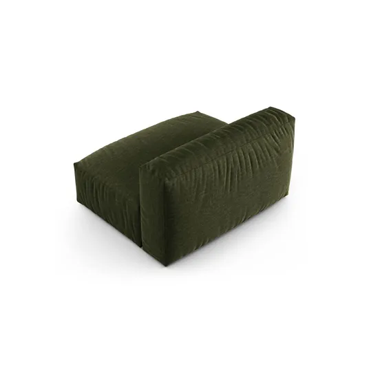 Modul Armless, "Martina", 1 Seat, 132x120x75, Green
