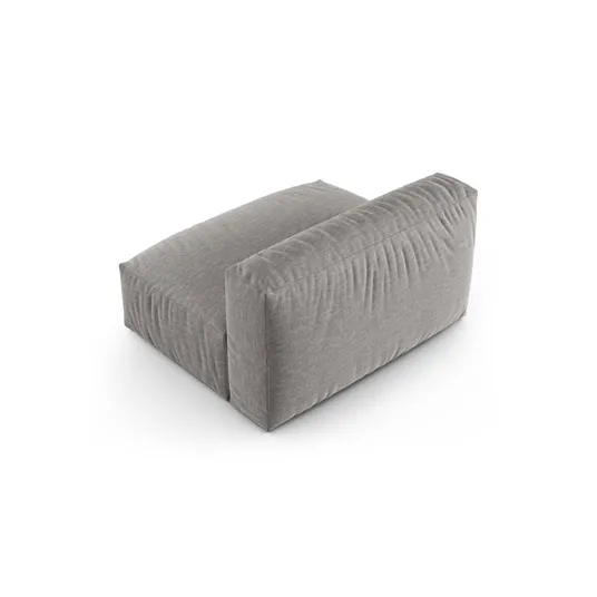 Modul Armless, "Martina", 1 Seat, 132x120x75, Light Grey