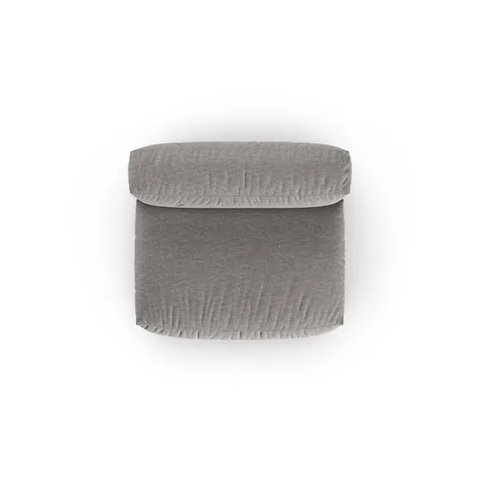 Modul Armless, "Martina", 1 Seat, 132x120x75, Light Grey