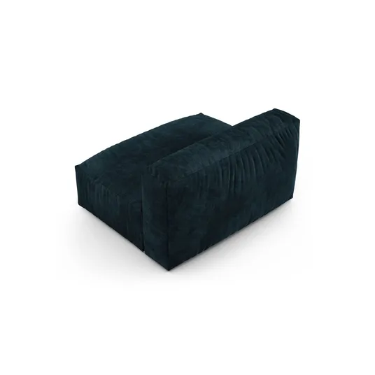 Velvet Modul Armless, "Martina", 1 Seat, 132x120x75, Deep Petrol