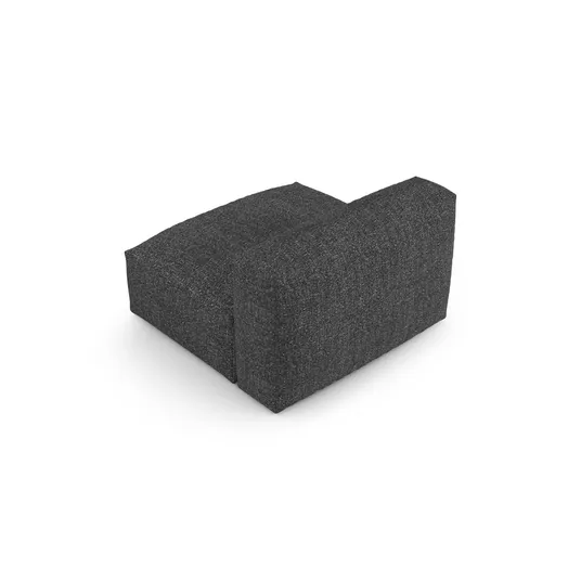 Boucle Modul Armless, "Martina", 1 Seat, 120x90x75, Anthracite