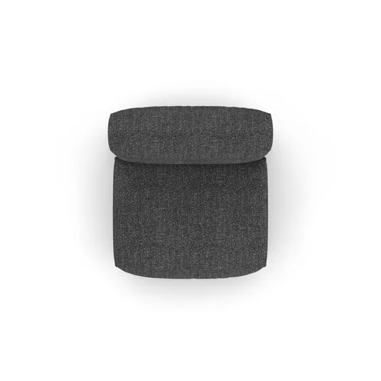 Boucle Modul Armless, "Martina", 1 Seat, 120x90x75, Anthracite