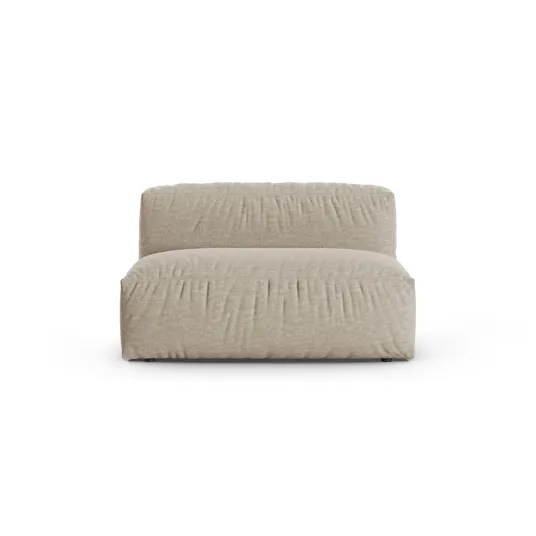 Modul Armless, "Martina", 1 Seat, 132x120x75, Light Beige