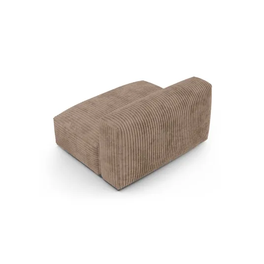 Modul Armless, "Martina", 1 Seat, 132x120x75, Acorn