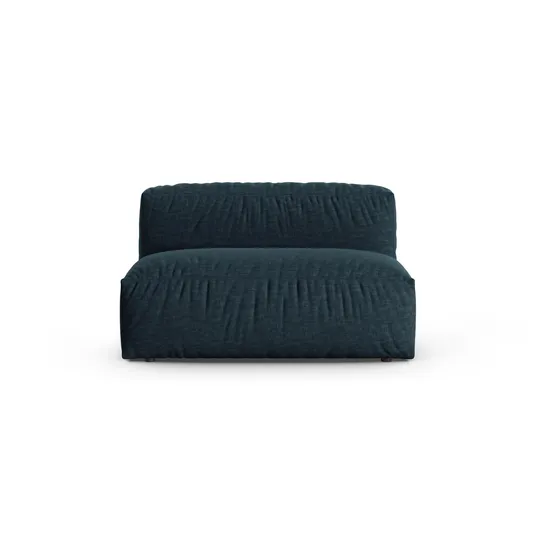 Modul Armless, "Martina", 1 Seat, 132x120x75, Blue Jeans