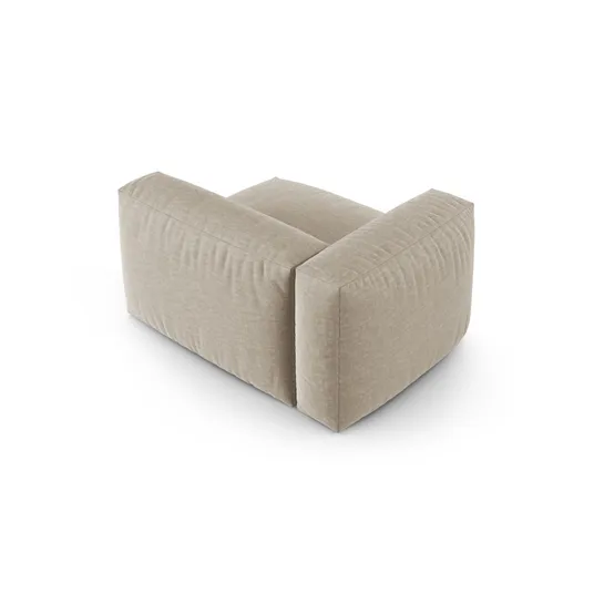 Modul Left, "Martina", 1 Seat, 120x120x75, Light Beige