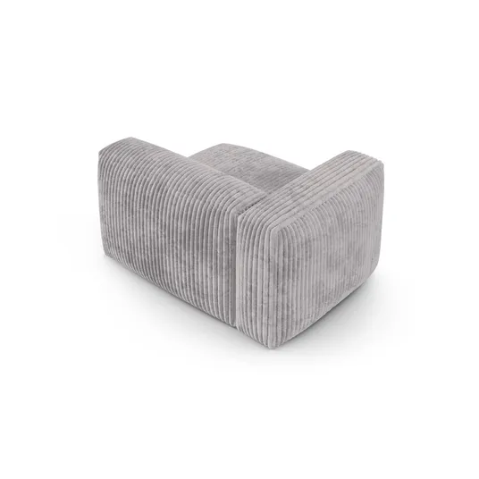 Modul Left, "Martina", 1 Seat, 120x120x75, Light Grey