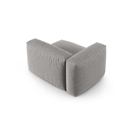 Modul Left, "Martina", 1 Seat, 120x120x75, Light Grey