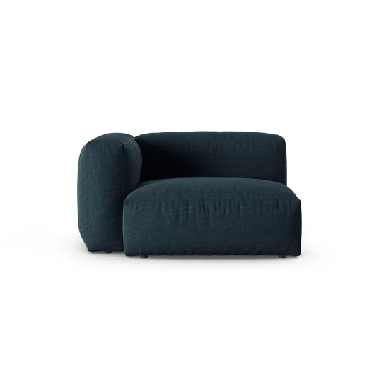 Modul Left, "Martina", 1 Seat, 120x120x75, Blue Jeans