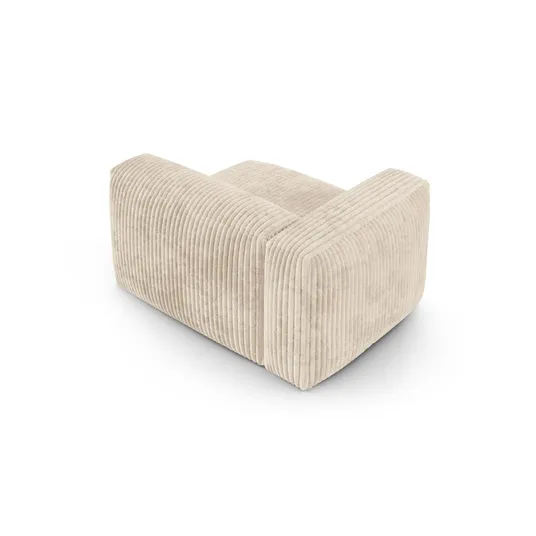 Modul Left, "Martina", 1 Seat, 120x120x75, Light Beige