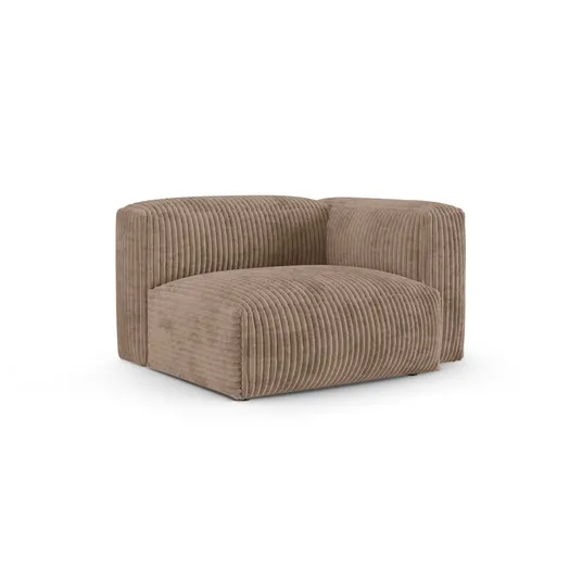 Modul Right, "Martina", 1 Seat, 120x120x75, Acorn
