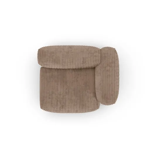 Modul Right, "Martina", 1 Seat, 120x120x75, Acorn