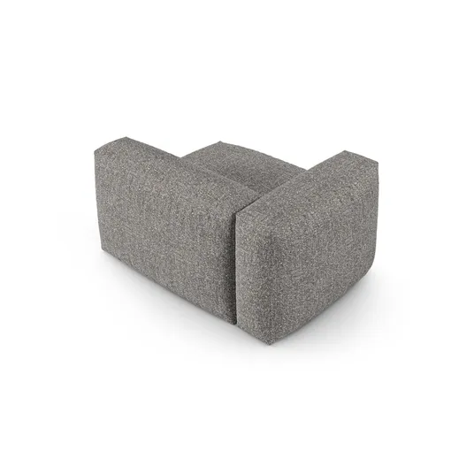Boucle Modul Left, "Martina", 1 Seat, 120x120x75, Graphite