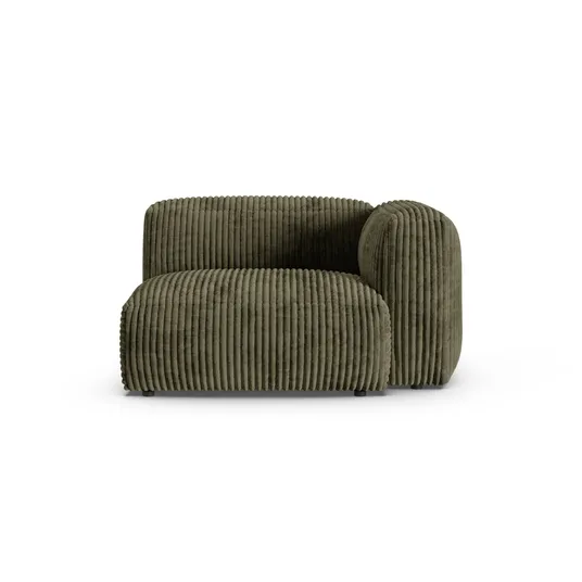 Modul Right, "Martina", 1 Seat, 120x120x75, Moss Green
