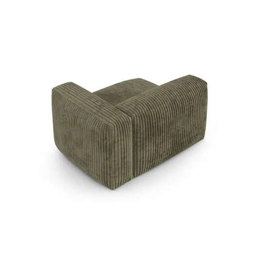 Modul Right, "Martina", 1 Seat, 120x120x75, Moss Green