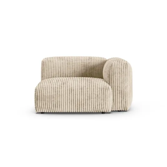 Modul Right, "Martina", 1 Seat, 120x120x75, Light Beige